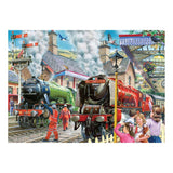 Checking the Line 1000 Piece Jigsaw Puzzle