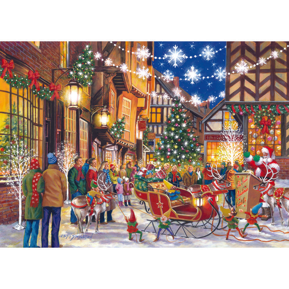 No.20 - Santa Switch on BIG 500 Piece Jigsaw Puzzle