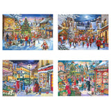 Christmas Shopping - 4 X 500 Piece Jigsaw Puzzle