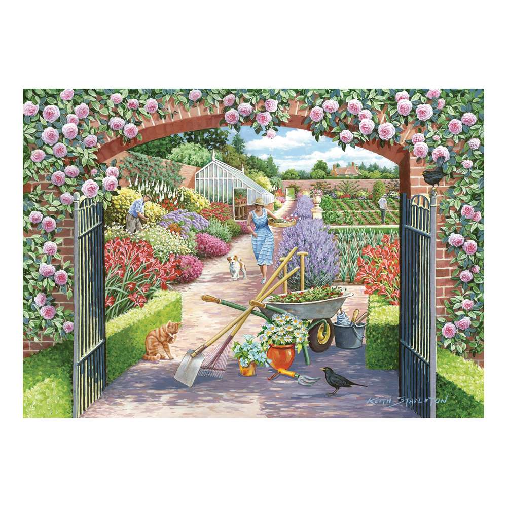 Walled Garden BIG 250 Piece Jigsaw Puzzle
