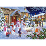 Snow Family BIG 250 Piece Jigsaw Puzzle