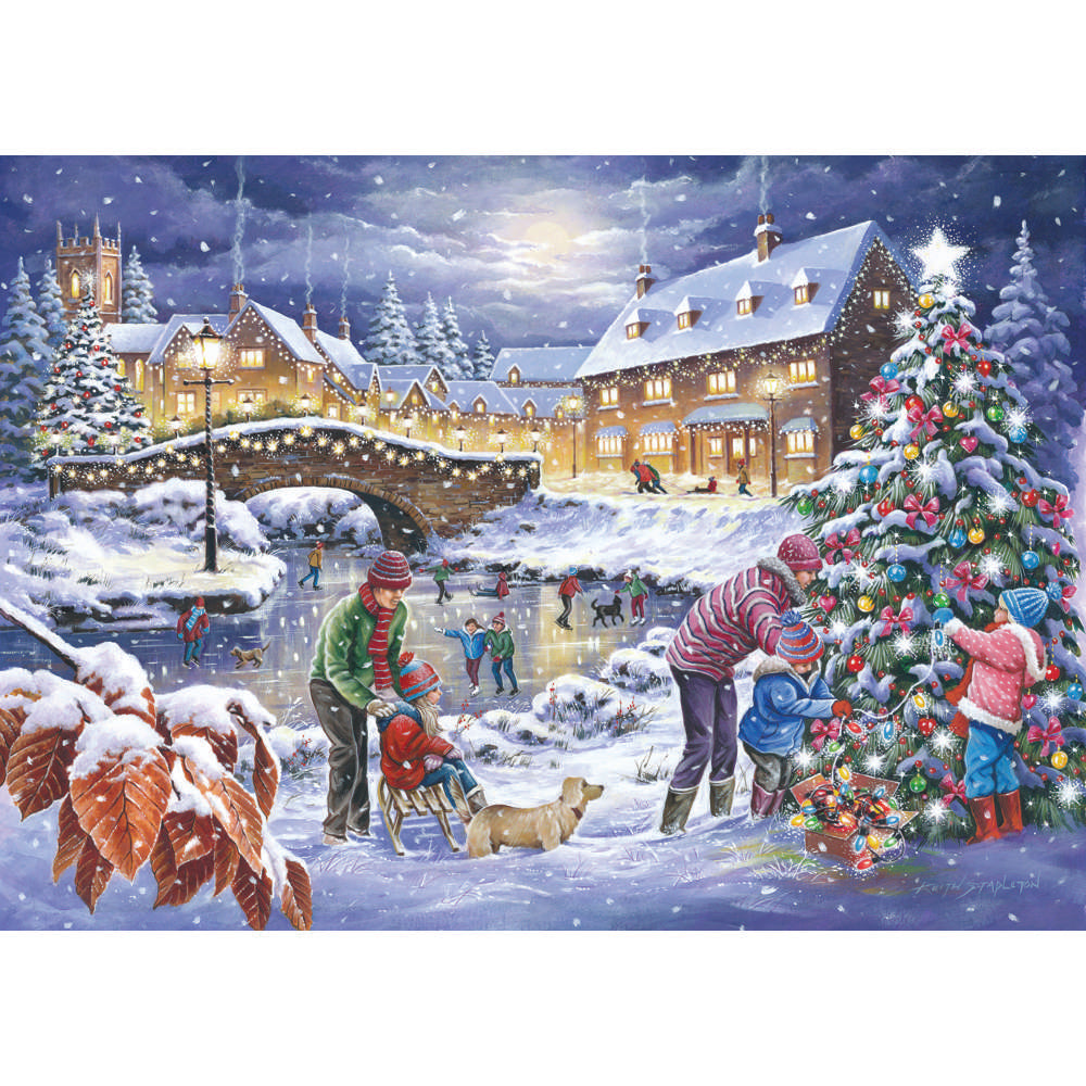 Twinkling Lights BIG 250 Piece Jigsaw Puzzle