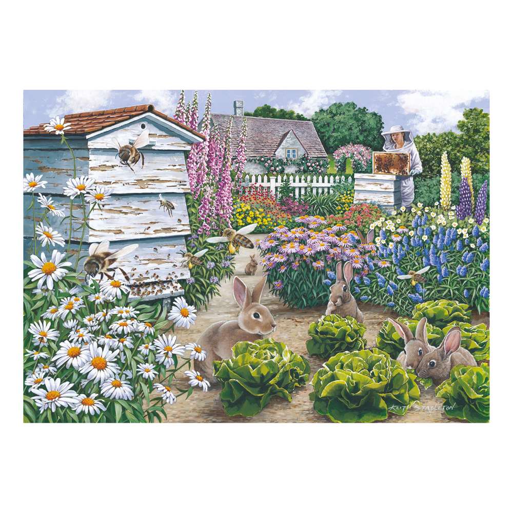 Honey Bunnies 500 Piece Jigsaw Puzzle