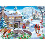 Winter Walk BIG 500 Piece Jigsaw Puzzle
