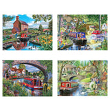 Cruising the Canals - 4 X 500 Piece Jigsaw Puzzle