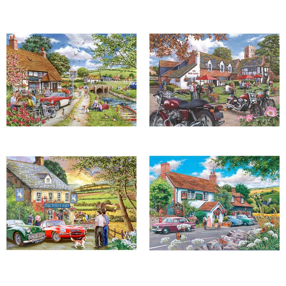 Tales From the Tavern - 4 X 500 Piece Jigsaw Puzzle