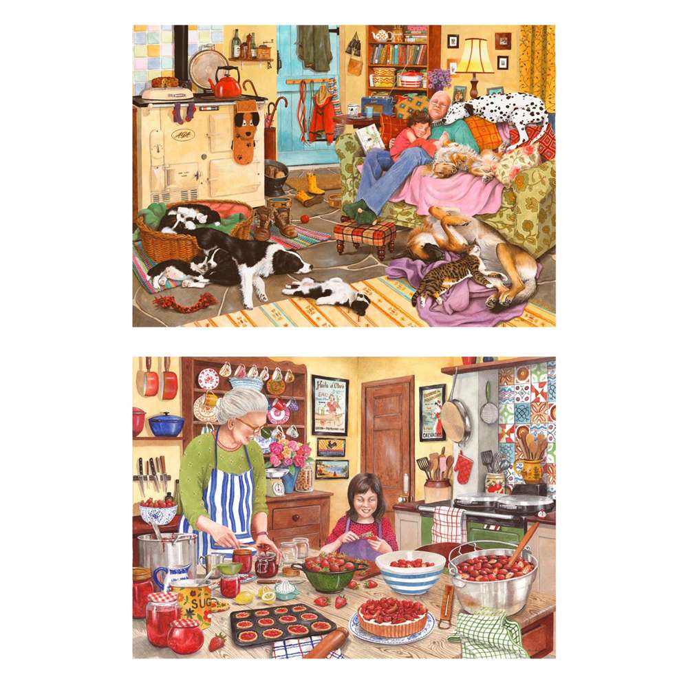 Heart of the Home - 2 X BIG 500 Piece Jigsaw Puzzle