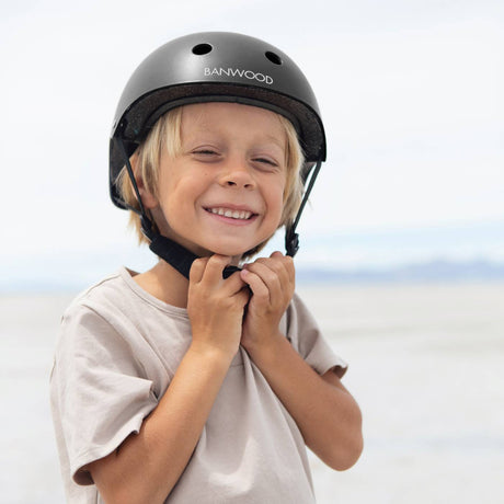 Kids Helmet - Matte Black