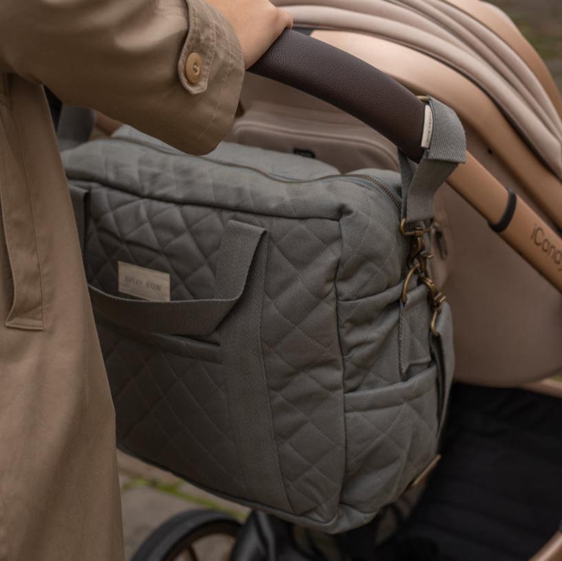 Baby Changing Bag - Flint (With Pram Clips)