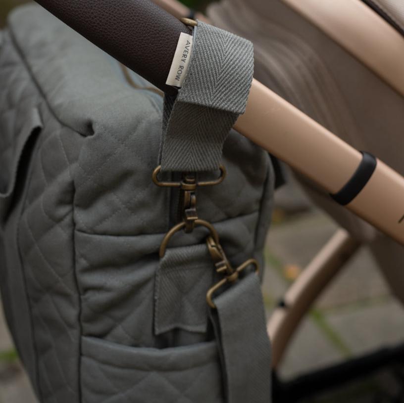 Baby Changing Bag - Flint (With Pram Clips)