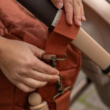 Baby Changing Bag - Cinnamon (With Pram Clips)