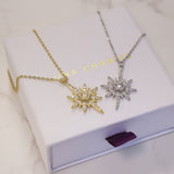 Heidi North Star Birthstone Necklace | 925 Sterling Silver