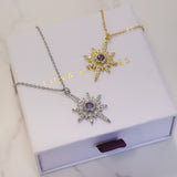 Heidi North Star Birthstone Necklace | 925 Sterling Silver