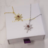 Heidi North Star Birthstone Necklace | 925 Sterling Silver