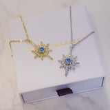 Heidi North Star Birthstone Necklace | 925 Sterling Silver