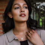 Heidi North Star Birthstone Necklace | 18K Gold Plated