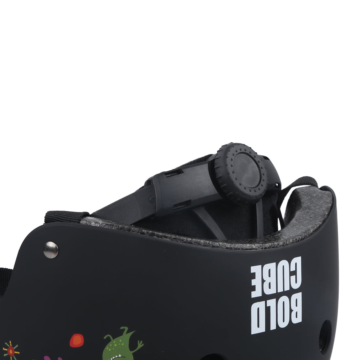 Monster Party Black - Kids Helmet