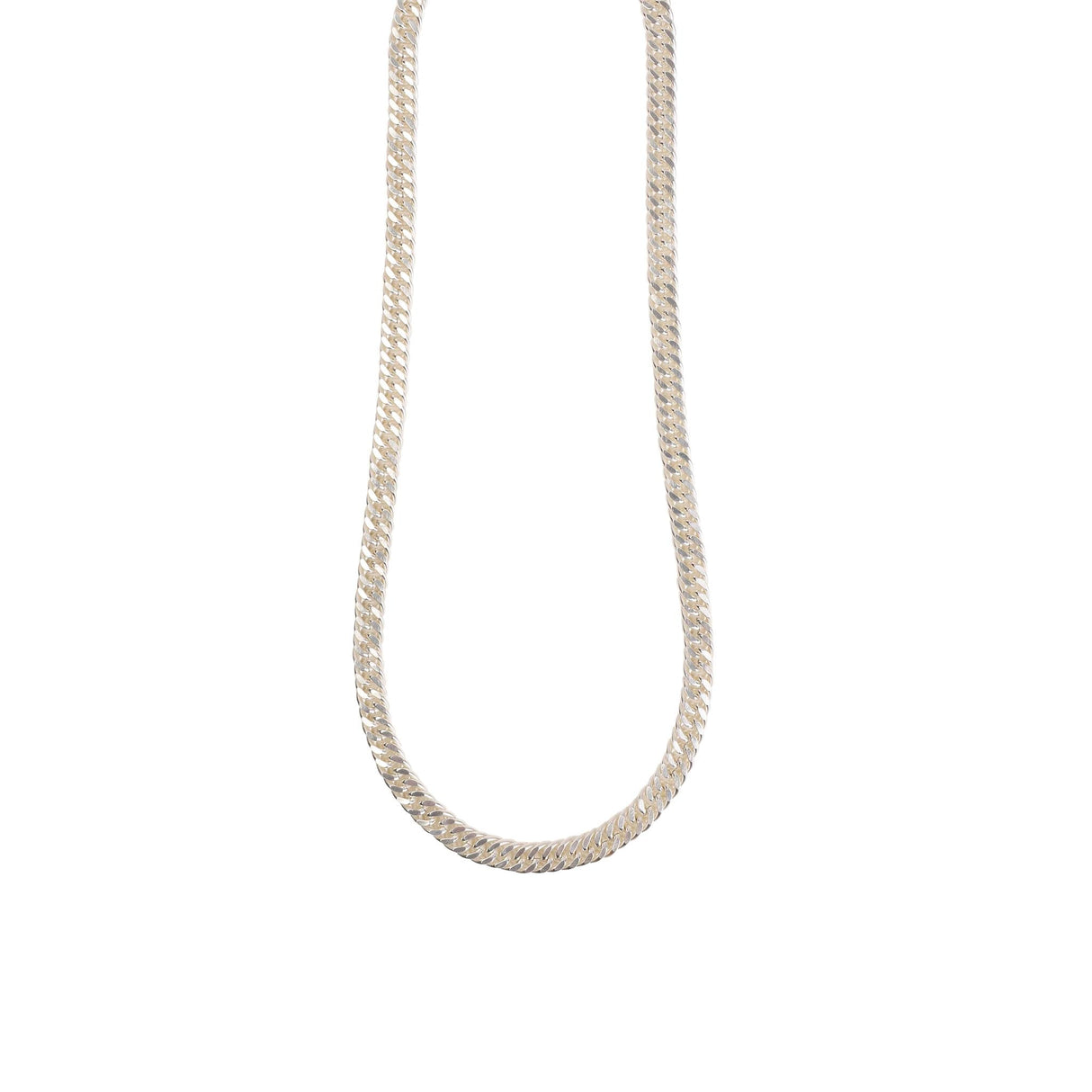 Herringbone Chain Long 22" 56cm Silver