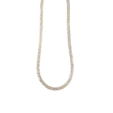 Herringbone Chain Long 22" 56cm Silver