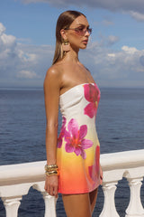 Runaway the Label IBIZA MINI DRESS - TROPICAL OMBRE