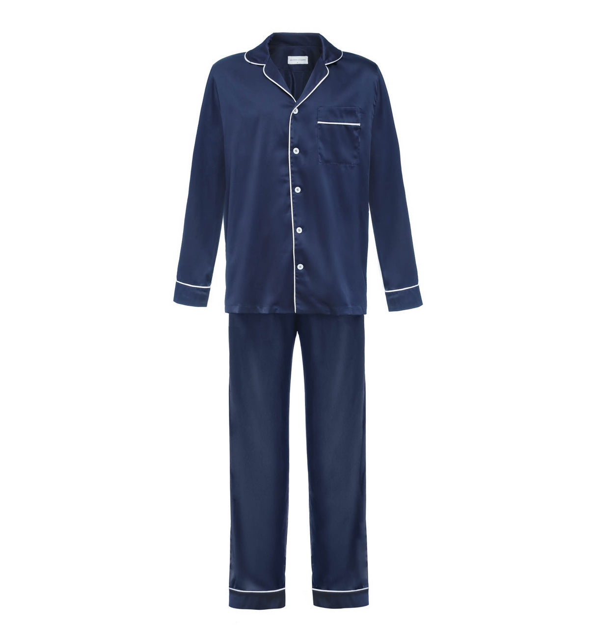 Navy Men’s Satin Pyjamas