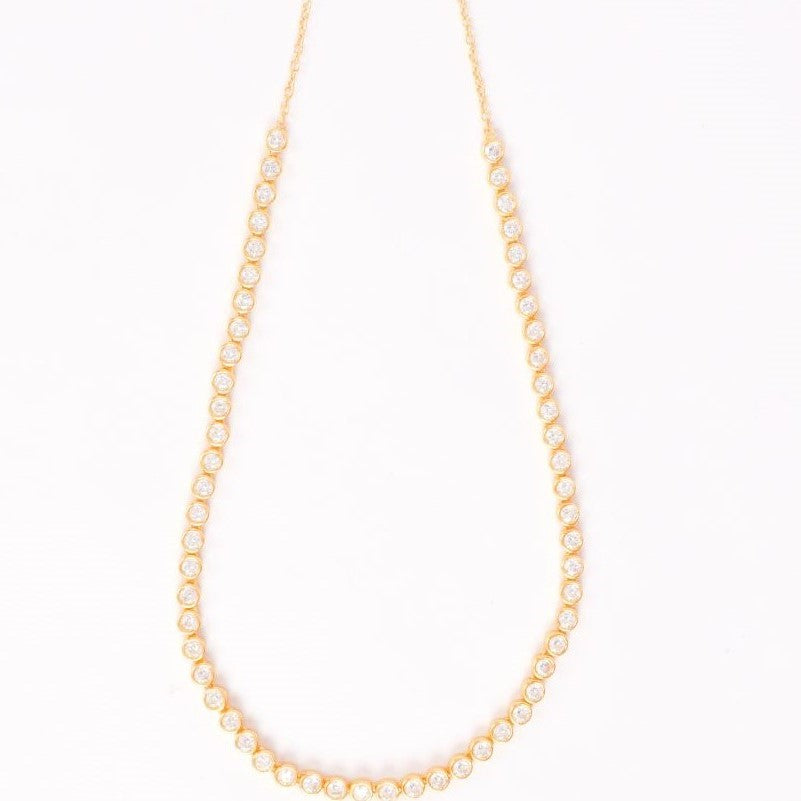 Crystal Tennis Necklace