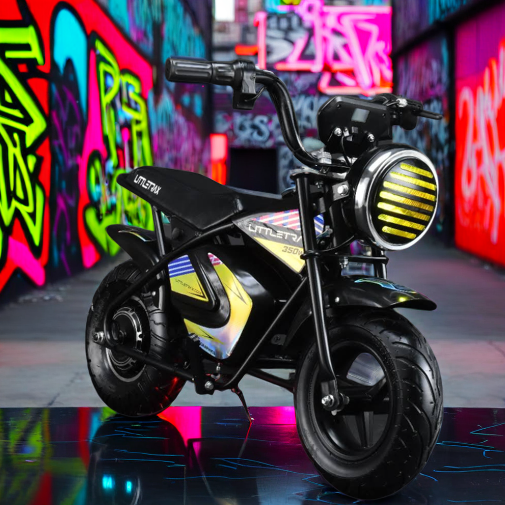 NEW LittleTrax Kids Electric Monkey Bike 350w 36v lithium