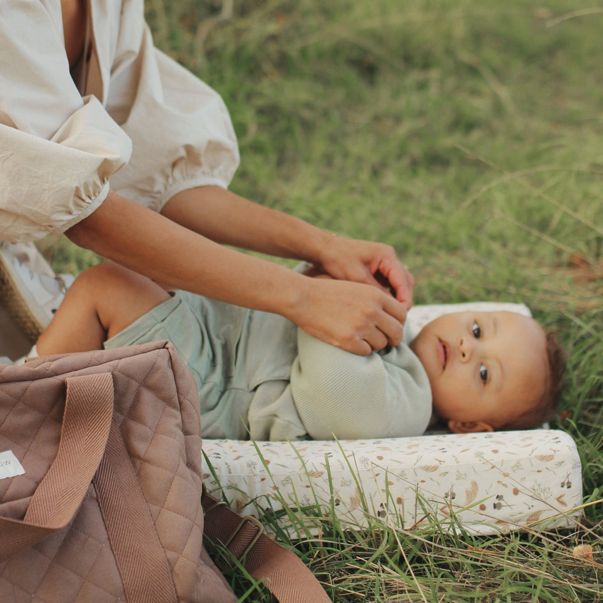 Baby Changing Mat - Grasslands