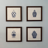 Ginger Jar #4 Embroidered Art Work