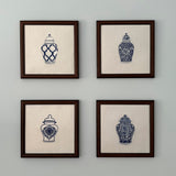 Ginger Jar #2 Embroidered Art Work