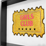 Girls Club Embroidered Artwork