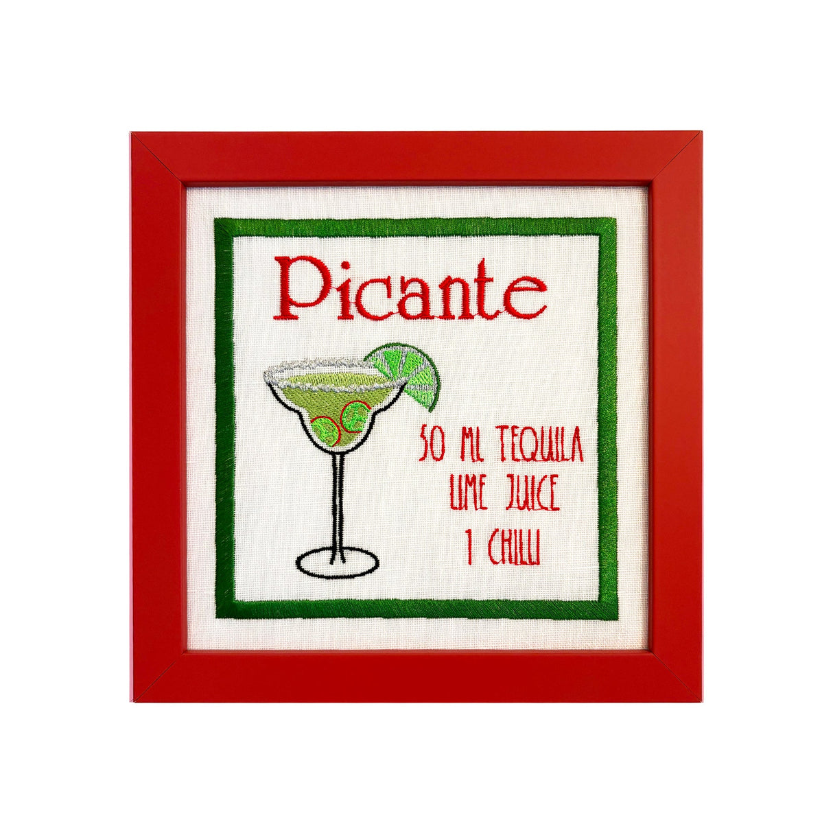 Picante Embroidered Artwork