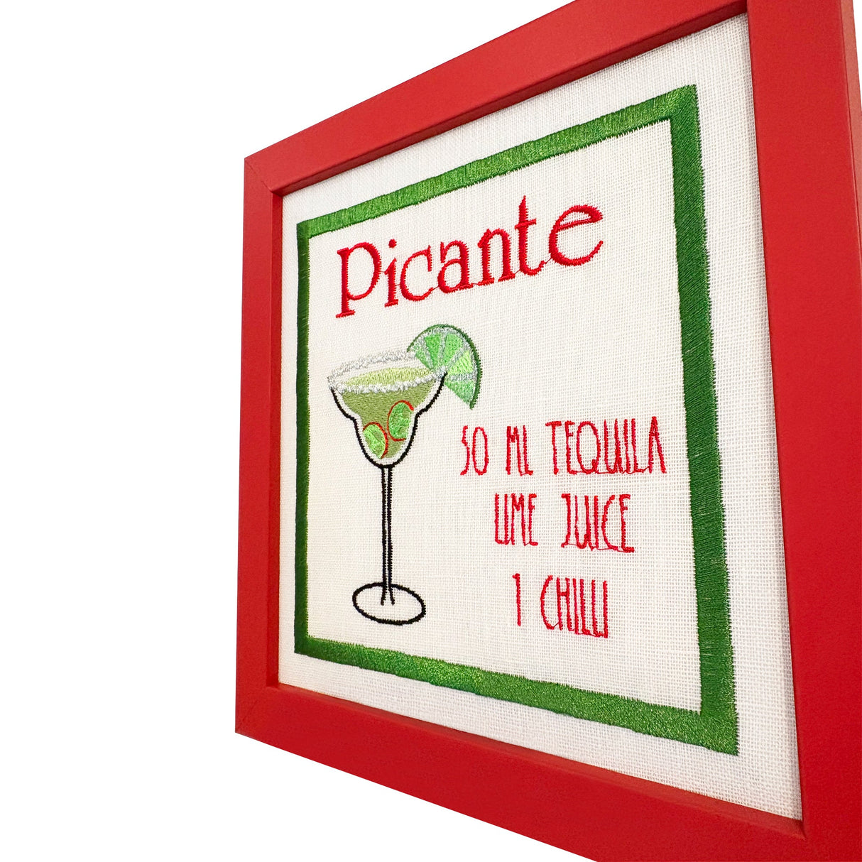 Picante Embroidered Artwork