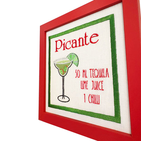 Picante Embroidered Artwork