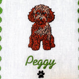 Embroidered Cavapoo Artwork