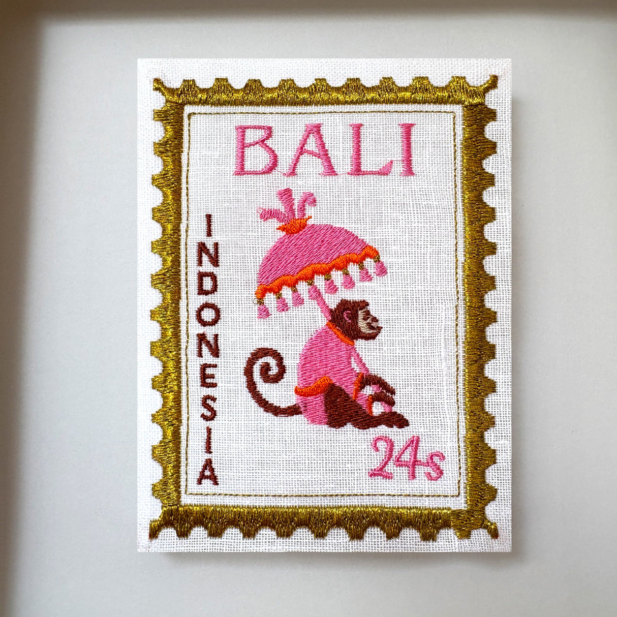 Bali Inspired Stamp Artwork