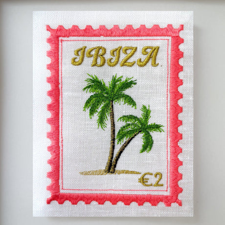 Ibiza Inspired Stamp Artwork