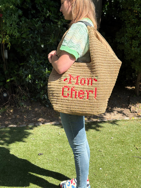 Mon Cheri Straw Bags