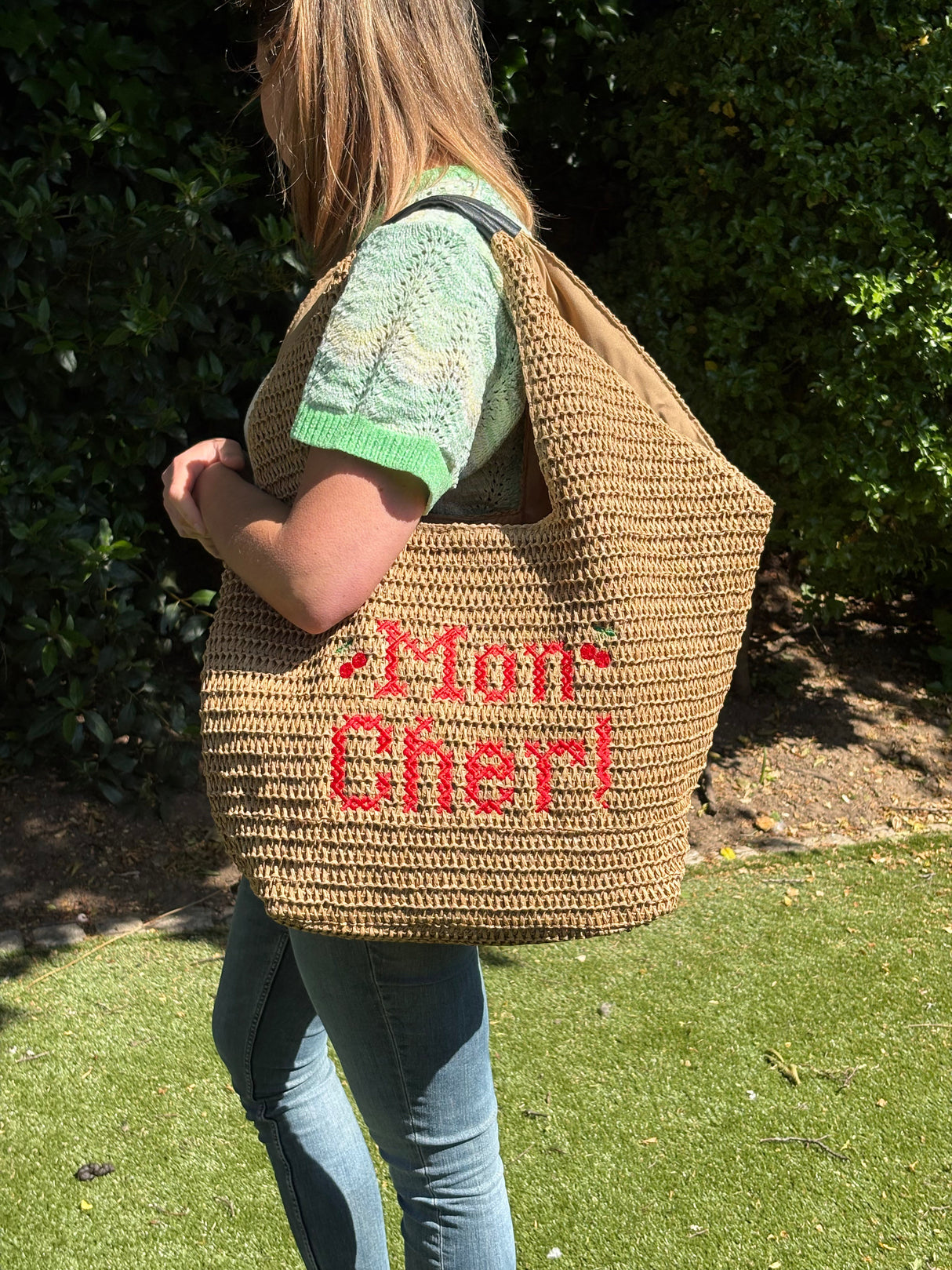 Mon Cheri Straw Bags