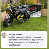 NEW LittleTrax Kids Electric Monkey Bike 350w Dirt bike ride on toy similar to 50cc off road bike