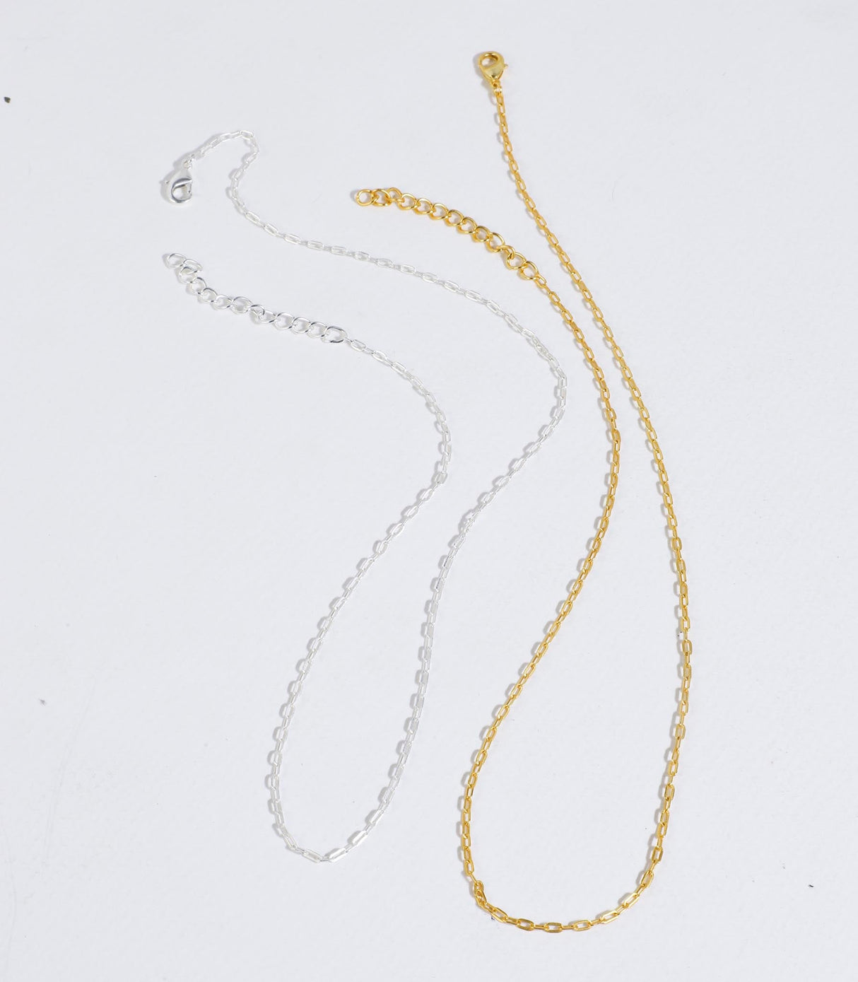 Paperclip Chain Necklace (Xsmall) Silver