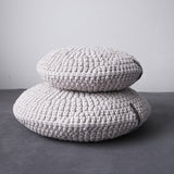 Crochet Round Cushion | OATMEAL