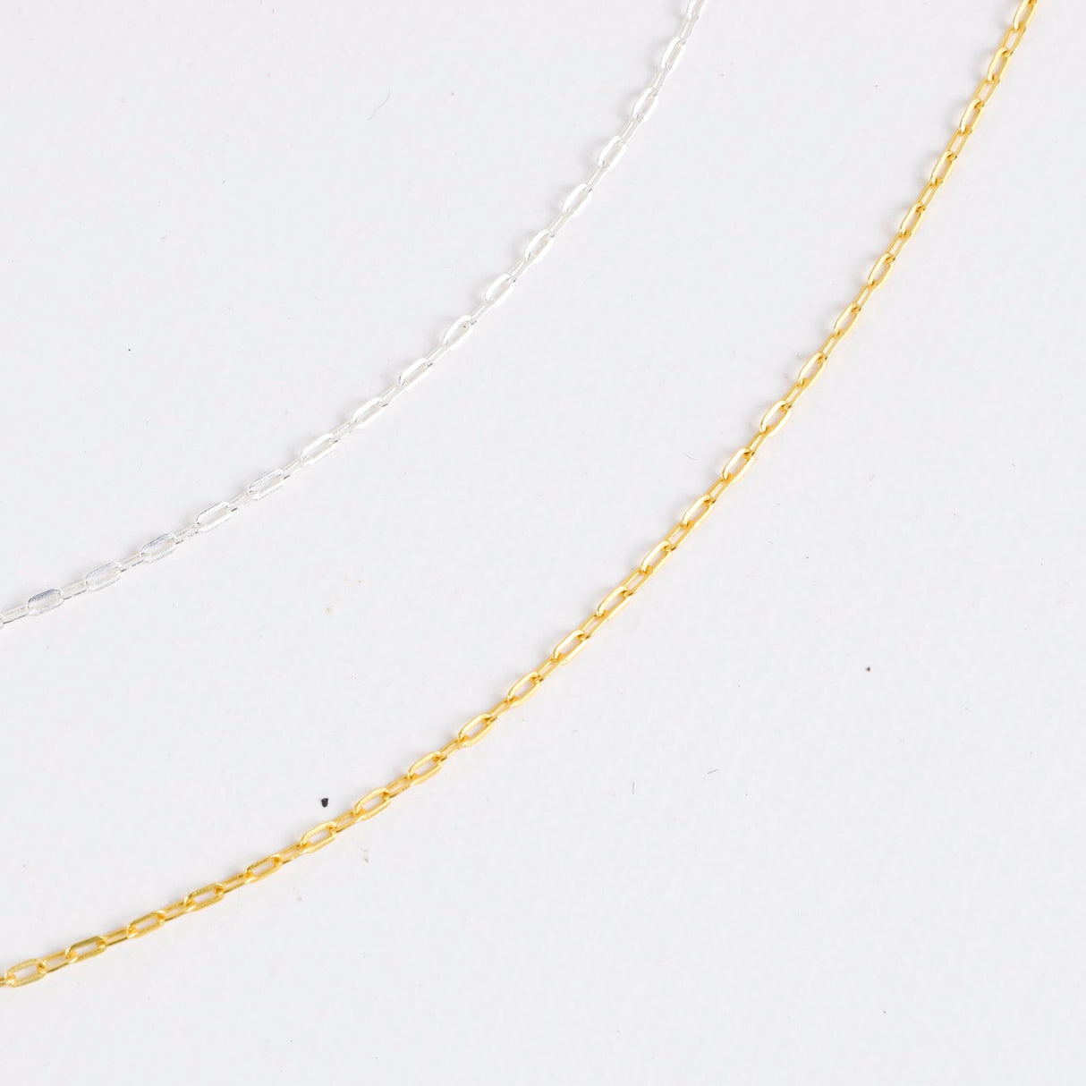 PaperClip Chain Necklace Gold (Small)