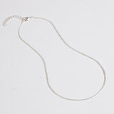 Fine Chain Necklace  Silver