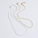 Fine Chain Necklace  Silver