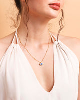 Evil Eye Necklace Mother of Pearl