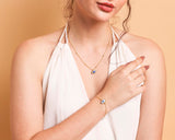 Evil Eye Bracelet Mother of Pearl