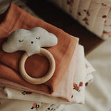 Organic Baby Muslin Squares Set of 3 - Peaches