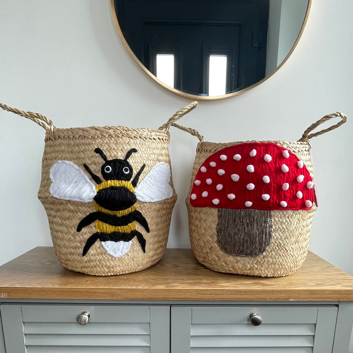 Bumble Bee Basket - Medium