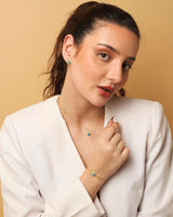 Turquoise Bracelet "Stellar Elegance "